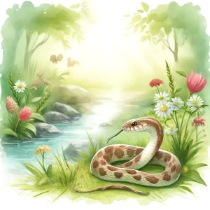 تعبیر خواب مار بی آزار در حال فرار