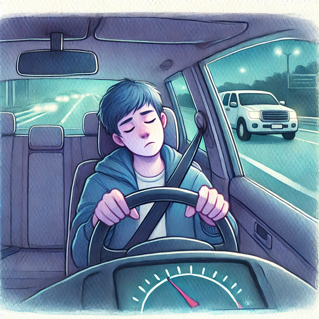 جلوگیری از خواب‌آلودگی در هنگام رانندگی