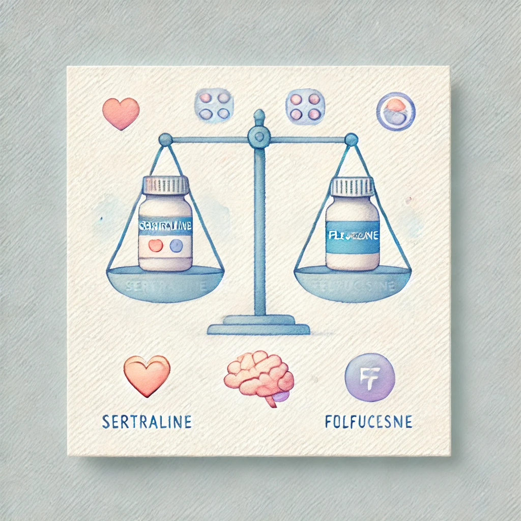 سرترالین و فلوکستین