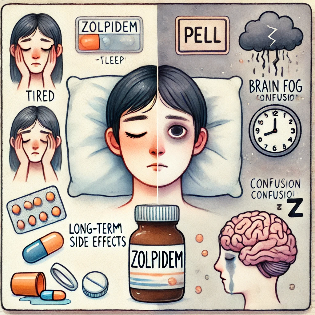عوارض بلند مدت زولپیدم